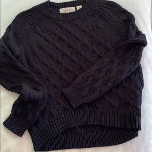 Inhabit cable crewneck sweater